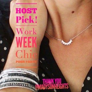 Stella & Dot | NWT Delicate Dainty Silver + Rhinestone Aurora Necklace R…